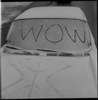 Writing in snow